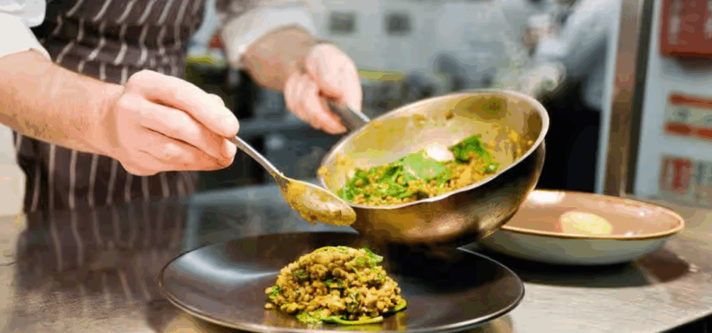 chef cooking food