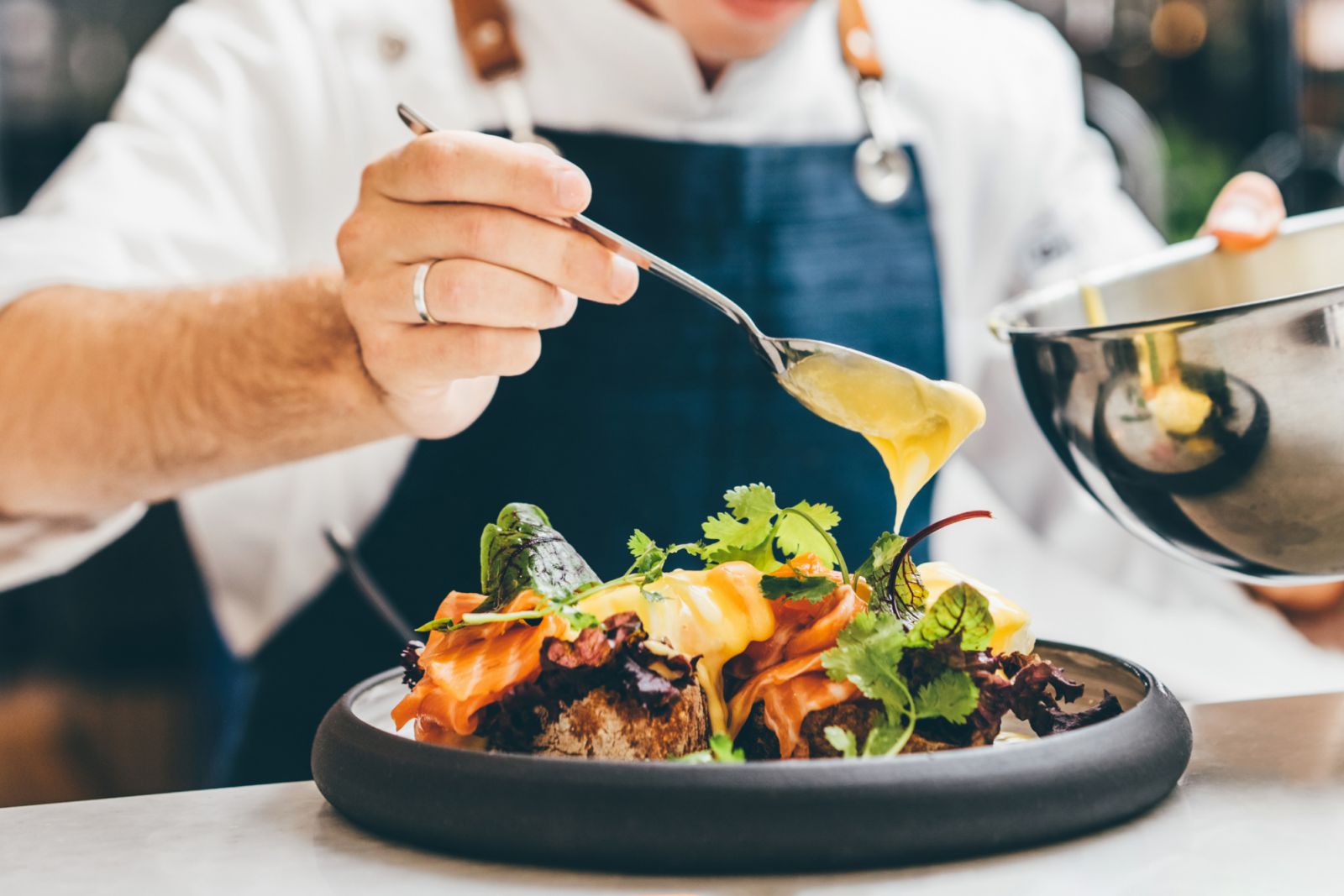 chef preparing plant based food